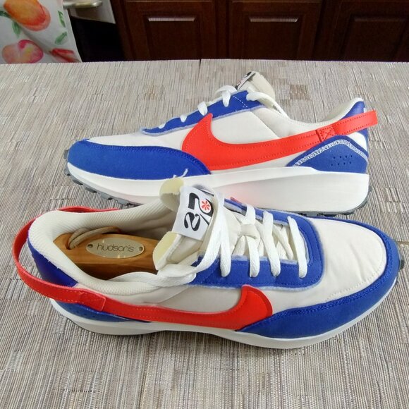 Nike Waffle Debut Swoosh Sneakers  Size 11 - Picture 1 of 11